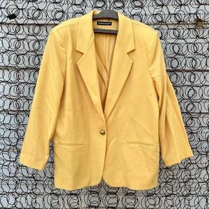 Vintage Women's Mustard Blazer